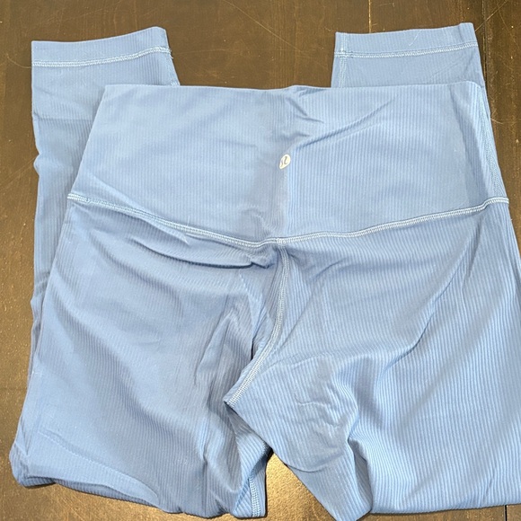 lululemon athletica Pants - Lululemon blue Align Ribbed Leggings